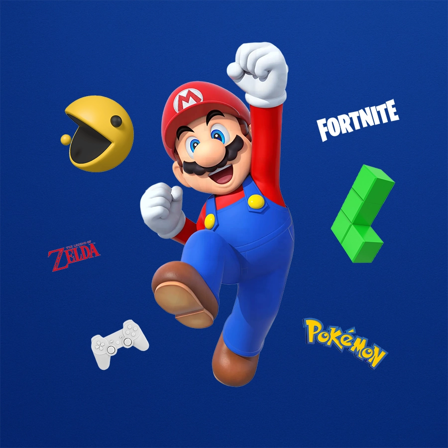 Gamers consoles jeux